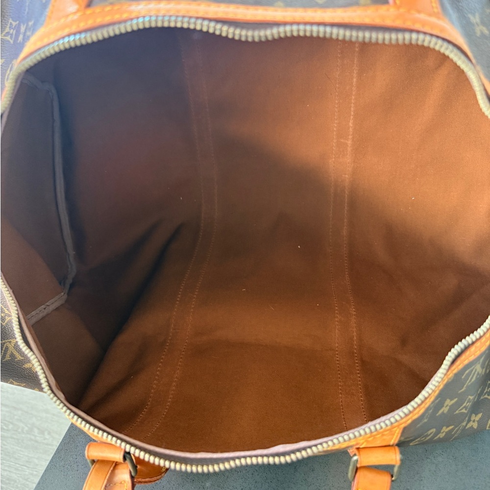 Louis Vuitton Monogram Duffel Bag in Brown and Tan - Picture 5 of 8